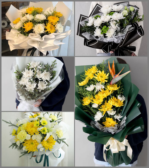 云南红河州金平县白事花束代送